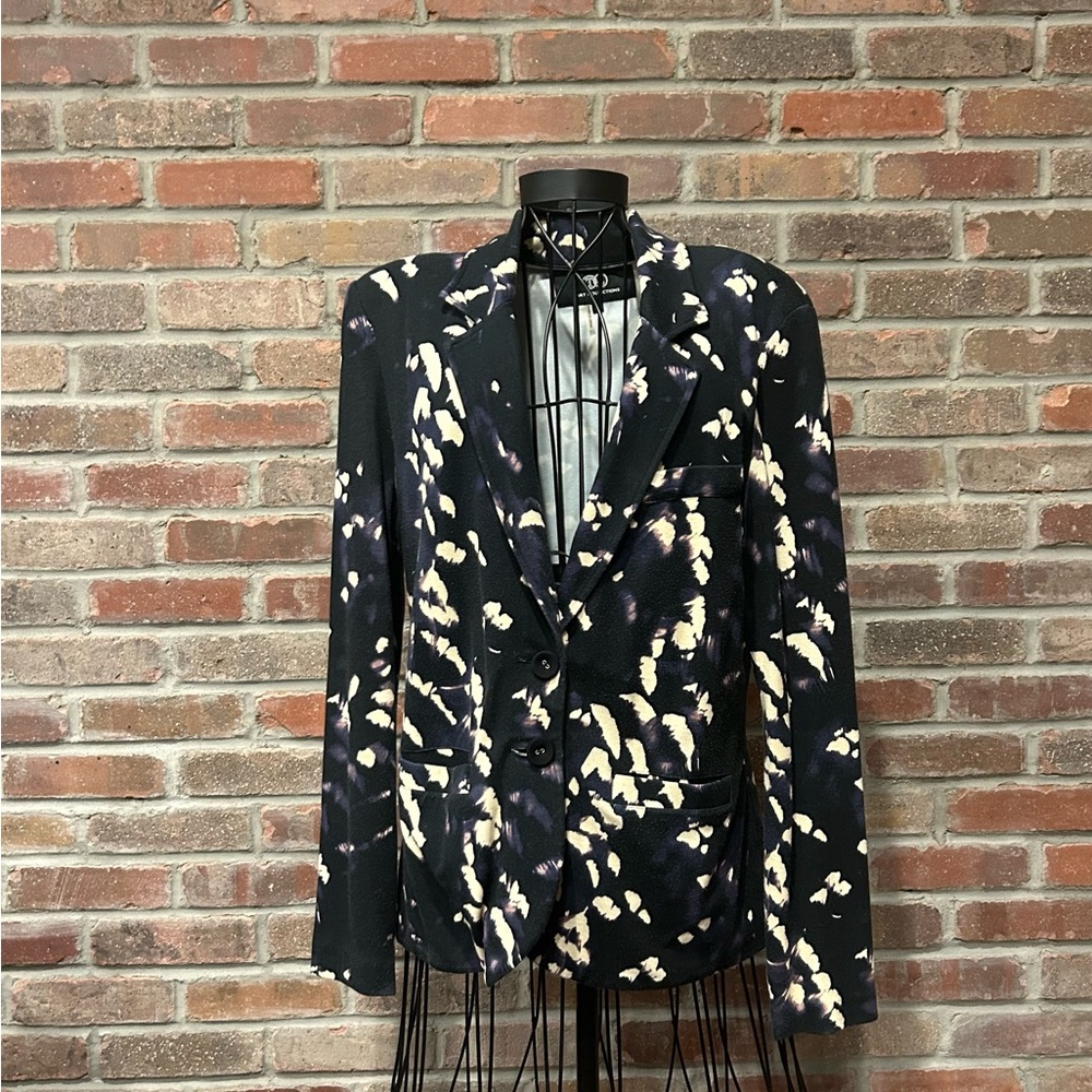 Tart Blazer Black, Blue, Cream & Lavender Size Medium